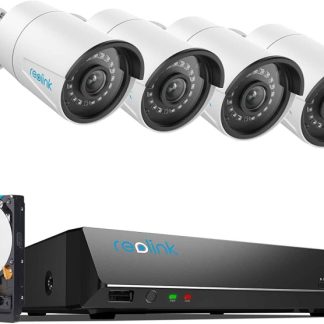 Reolink IP CCTV kit with 4 Bullet Cameras. 8 Channel POE NVR